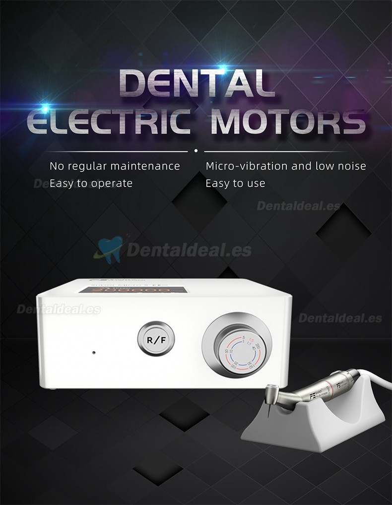 Pluspower® Super Micro S Motor eléctrico dental con luz LED 5 modelos